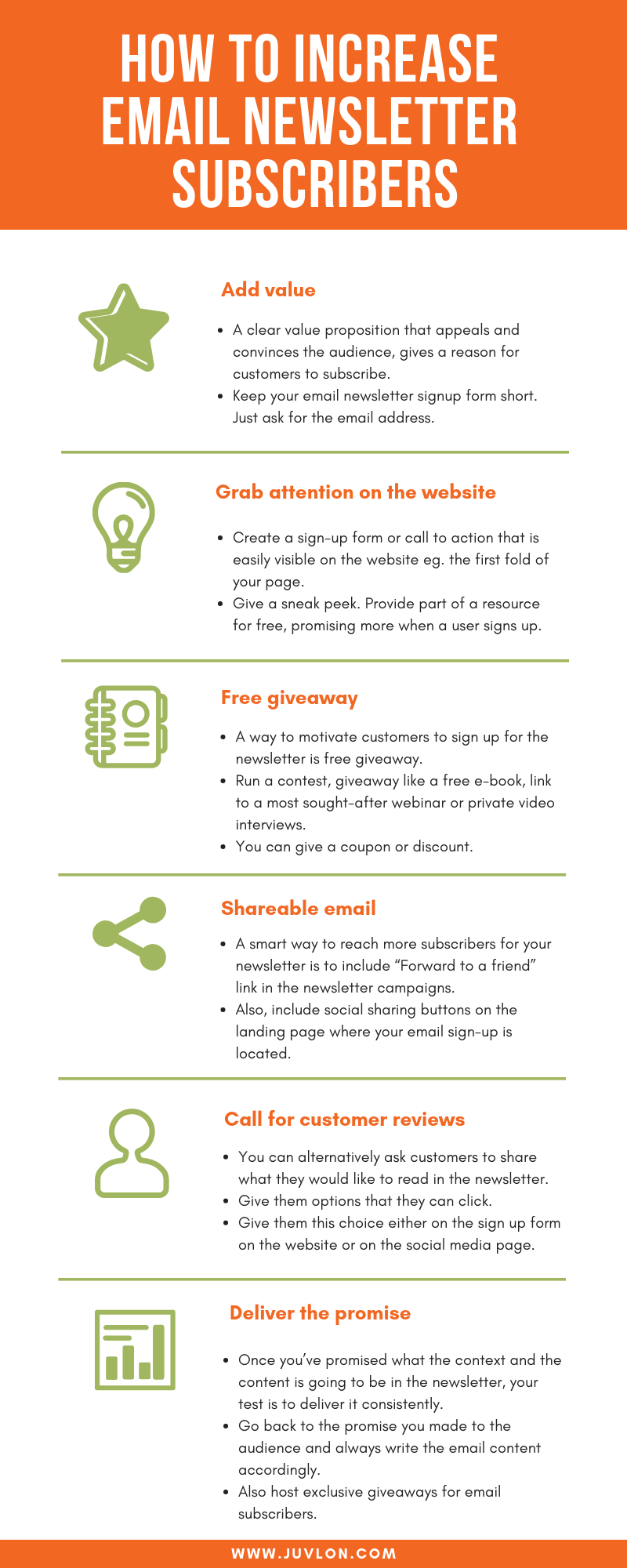 How to increase newsletter subscriptions